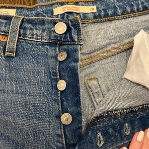 Levi's Women's Blue Straight Leg Jeans